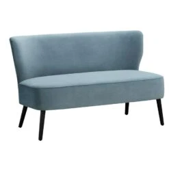 Bank Hasvik Stax 2-zits - Velvet 96 Blauw -LeenBakker Winkel 10200526 0300