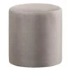 Hocker Wenen - Velvet - Taupe - 40xØ37 Cm -LeenBakker Winkel 10201202