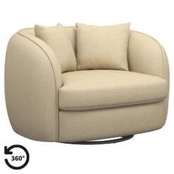 Loveseat Enzio - Stof Elephant - Beige