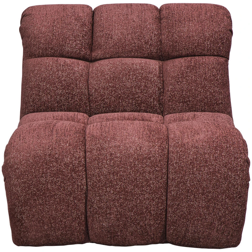 Draaifauteuil Beau - Stof Raven - Wijnrood 4 Draaifauteuil Beau - Stof Raven - Wijnrood - Afbeelding 2