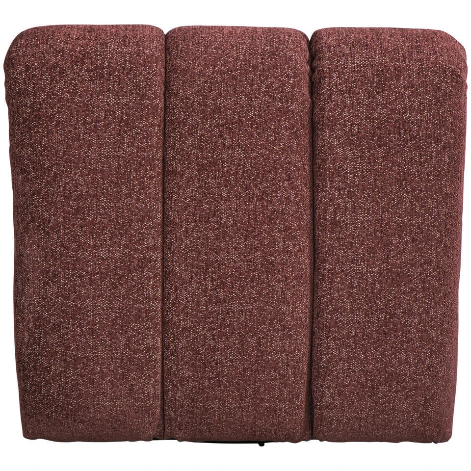 Draaifauteuil Beau - Stof Raven - Wijnrood 5 Draaifauteuil Beau - Stof Raven - Wijnrood - Afbeelding 3