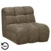 Draaifauteuil Beau - Stof Raven - Bruin