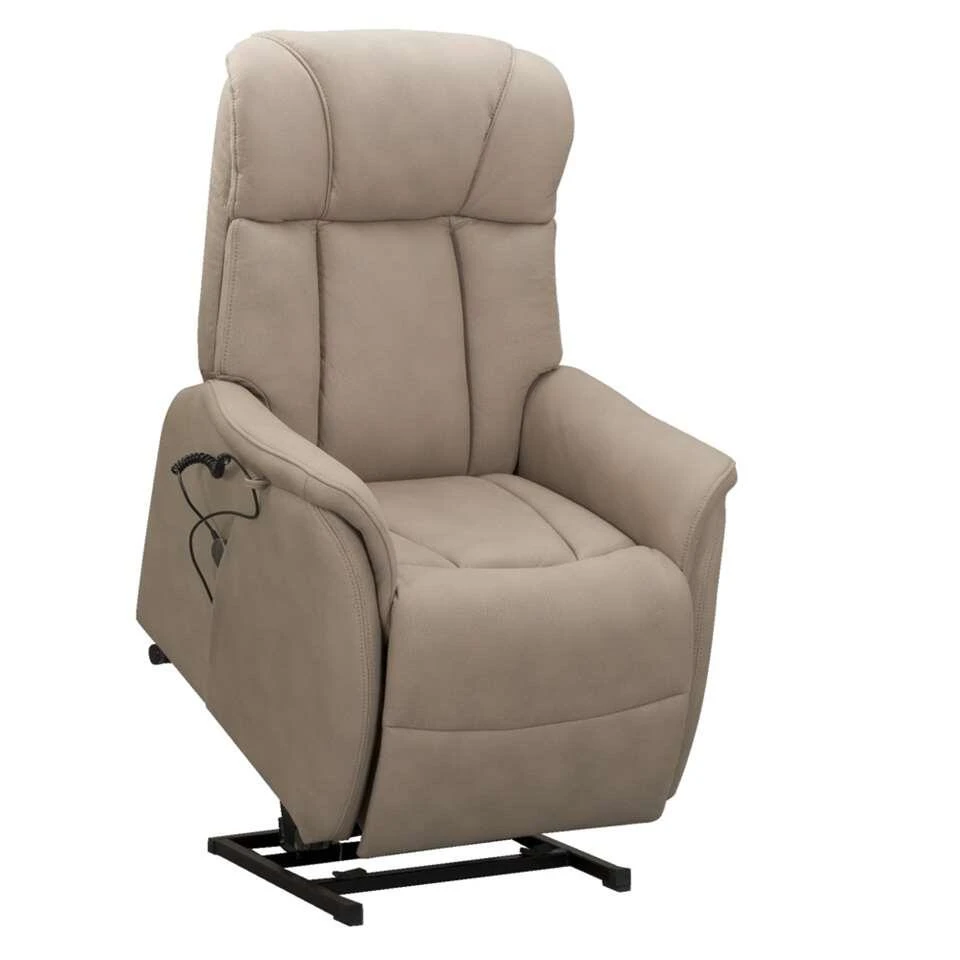Relaxfauteuil Nebraska (sta -op) - Taupe 5 Relaxfauteuil Nebraska (sta -op) - Taupe - Afbeelding 3