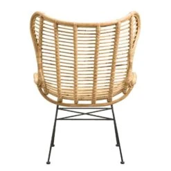 Fauteuil Jasmine - Rotan/metaal - Naturel -LeenBakker Winkel 10207005 0900