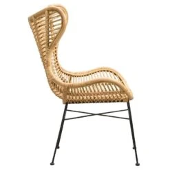 Fauteuil Jasmine - Rotan/metaal - Naturel -LeenBakker Winkel 10207005 8000