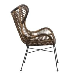 Fauteuil Jasmine - Rotan/metaal - Bruin -LeenBakker Winkel 10207008 8000