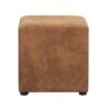 Hocker Nando - Cognac - 45x45x45 Cm -LeenBakker Winkel 10209451