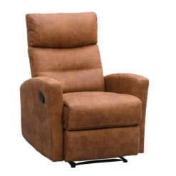 Relaxfauteuil Jackson - Stof - Cognac -LeenBakker Winkel 10209884 0300