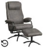 Relaxfauteuil Vincent Incl. Hocker - Stof Preston - Antraciet -LeenBakker Winkel 10209894