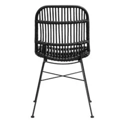 Eetkamerstoel Justin - Rotan - Zwart -LeenBakker Winkel 10300477 0900