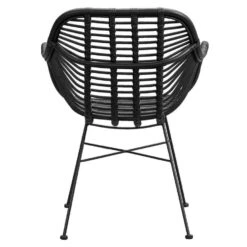 Eetkamerstoel Julan - Rotan - Zwart -LeenBakker Winkel 10300478 0900