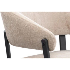 Eetkamerstoel Liv - Stof - Caramel -LeenBakker Winkel 10307171 9001