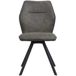 Eetkamerstoel Raffy - Stof - Antraciet -LeenBakker Winkel 10307244 0100