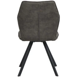 Eetkamerstoel Raffy - Stof - Antraciet -LeenBakker Winkel 10307244 0900