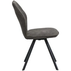 Eetkamerstoel Raffy - Stof - Antraciet -LeenBakker Winkel 10307244 8000