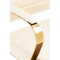 CLP Bureaustoel Havanna Goud Frame - Kunstleer - Creme -LeenBakker Winkel 1064f9d62be746b08c66159c8ecab5da