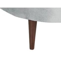 CHAUMONT - Chaise Longue - Lichtgrijs - Rechterzijde - Fluweel -LeenBakker Winkel 10655dc45c534f2996016c6affab3468