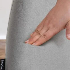 CLP Set Van 2 Barkruk Braga Zwart Frame - Fluweel - Grijs -LeenBakker Winkel 109309e6fb7e4d7fb7ece503ac07a9ad