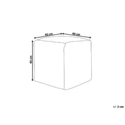 Beliani Poef MEKHTAR - Multicolor Katoen -LeenBakker Winkel 109977d402414c309fc2d4bd0ae5a647