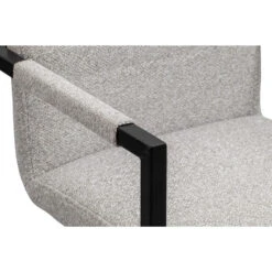 Barkruk Lizzy - Bouclé - Lichtgrijs -LeenBakker Winkel 11159030 9001