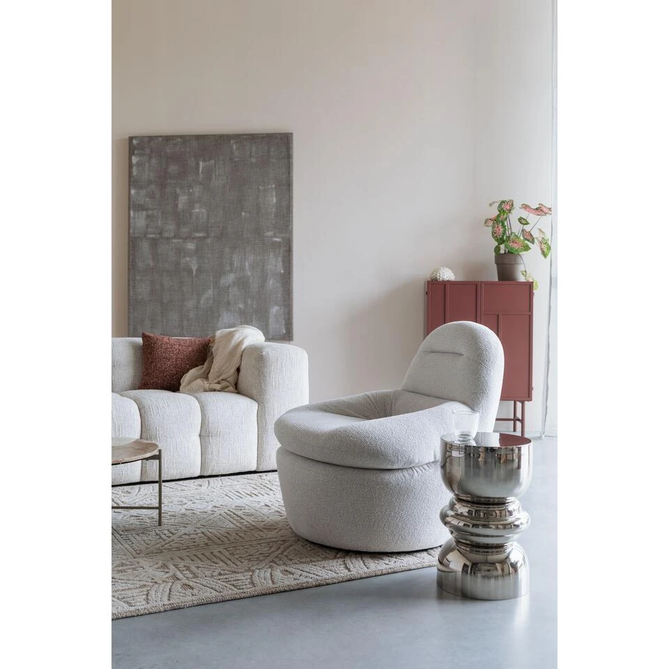 Housecraft Velvoro Fauteuil Off-White - Off White 4 Housecraft Velvoro Fauteuil Off-White - Off White - Afbeelding 2