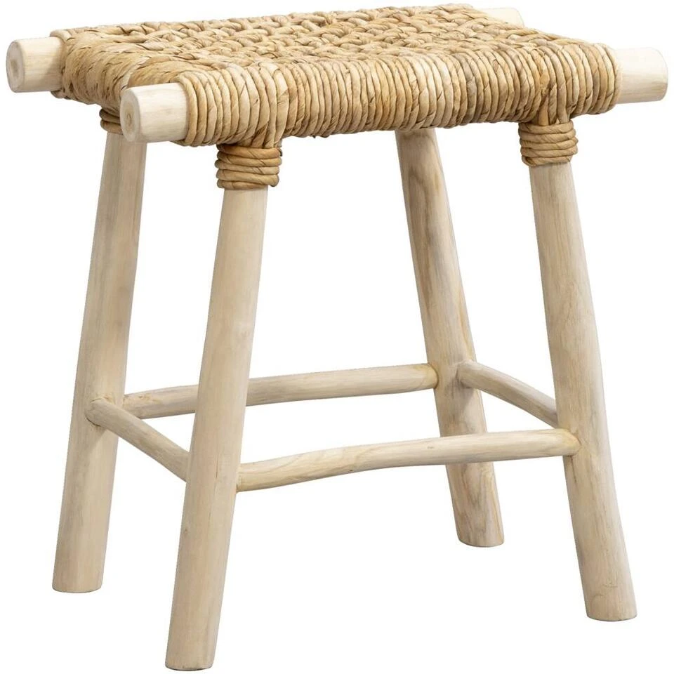 Kruk Cita - Naturel - 44x30x45 Cm 4 Kruk Cita - Naturel - 44x30x45 Cm - Afbeelding 2