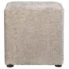 Poef Cloe - Zand - 43x43x43 Cm -LeenBakker Winkel 11999530