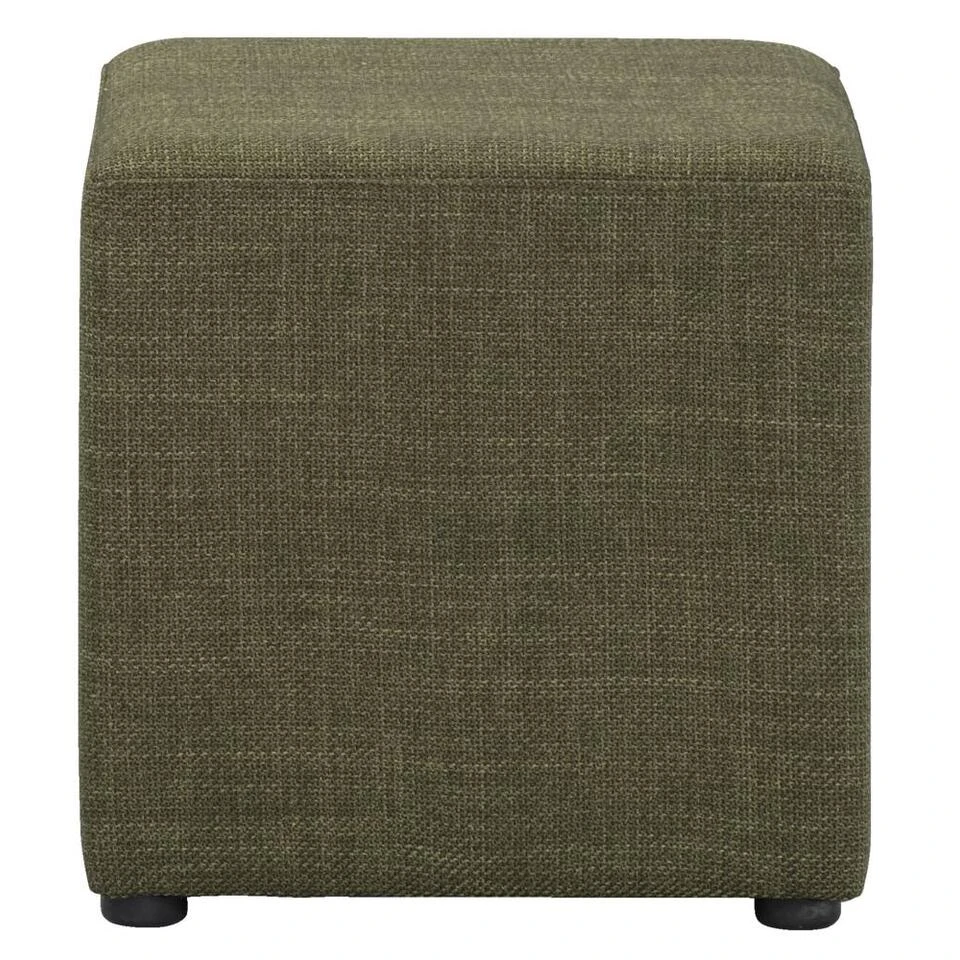 Hocker Nando - Groen - 45x45x45 Cm 3 Hocker Nando - Groen - 45x45x45 Cm