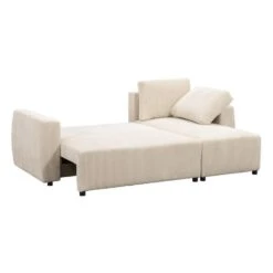 Slaapbank Novara - Ecru - 85x230x155 Cm -LeenBakker Winkel 12600485 0302