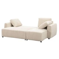 Slaapbank Novara - Ecru - 85x230x155 Cm -LeenBakker Winkel 12600485 0304