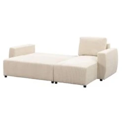 Slaapbank Novara - Ecru - 85x230x155 Cm -LeenBakker Winkel 12600485 0305