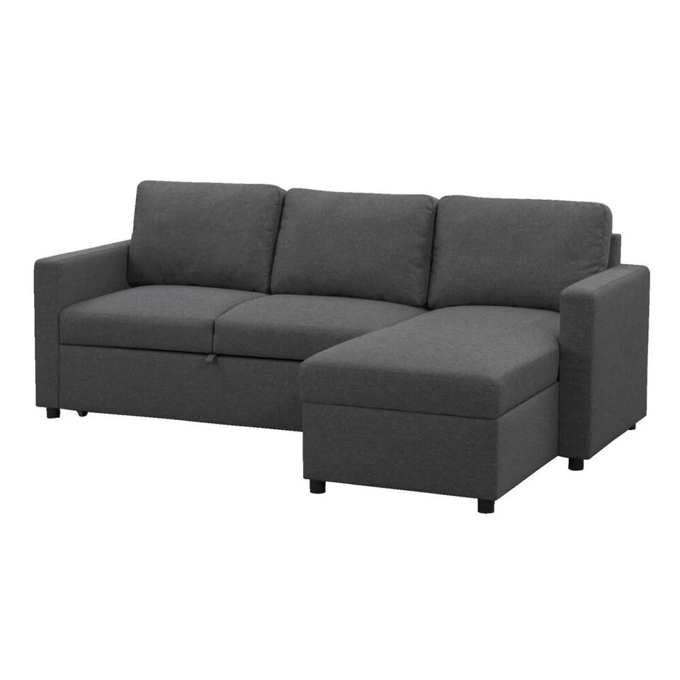 Slaapbank Turijn Met Opbergruimte - Antraciet - 82x215x145 Cm 11 Slaapbank Turijn Met Opbergruimte - Antraciet - 82x215x145 Cm - Afbeelding 9