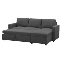 Slaapbank Turijn Met Opbergruimte - Antraciet - 82x215x145 Cm 25 Slaapbank Turijn Met Opbergruimte - Antraciet - 82x215x145 Cm -LeenBakker Winkel 12600495 0306