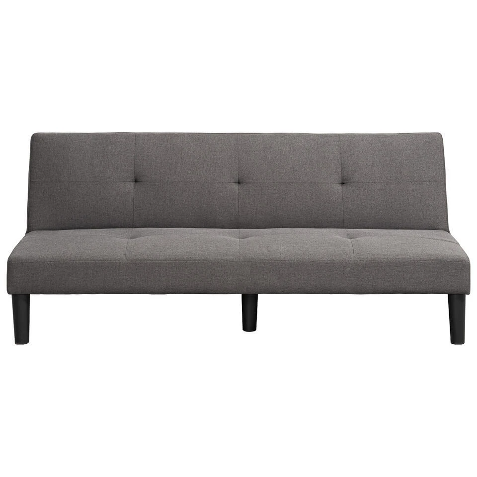 Slaapbank Cairns - Antraciet - 75x188x88 Cm 3 Slaapbank Cairns - Antraciet - 75x188x88 Cm