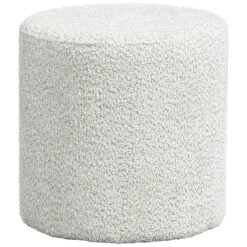 Vipack Poef Moon - 41x41 Cm - Mint Bouclé Stof