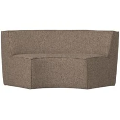 WOOOD 2-Zits Eetbank Europa - Polyester - Bruin - 133x133x87 -LeenBakker Winkel 1304f5fbea2648568f5a9405d4b22f67