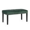 Beliani Hocker YORKTON - Groen Fluweel -LeenBakker Winkel 1322526784