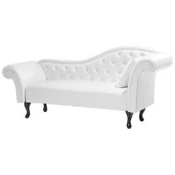 LATTES - Chaise Longue - Wit - Rechterzijde - Kunstleer 21 LATTES - Chaise Longue - Wit - Rechterzijde - Kunstleer -LeenBakker Winkel 1419b40821b34529924c407f1aa20437