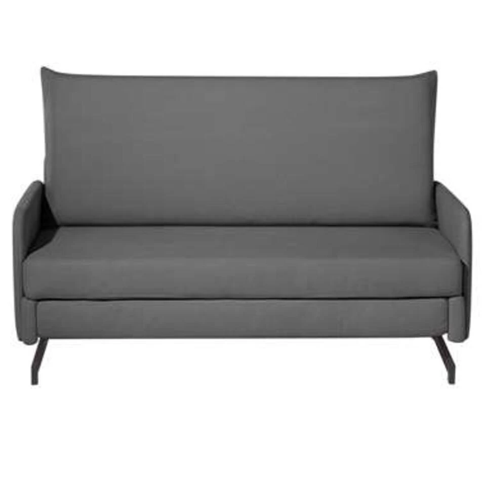 Beliani Tweezitsbank - BELFAST Grijs Polyester 3 Beliani Tweezitsbank - BELFAST Grijs Polyester