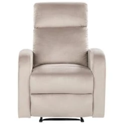 VERDAL - Relaxfauteuil Handmatig - Beige - Fluweel -LeenBakker Winkel 146b87ba6ab5488a93281891ccec4c19