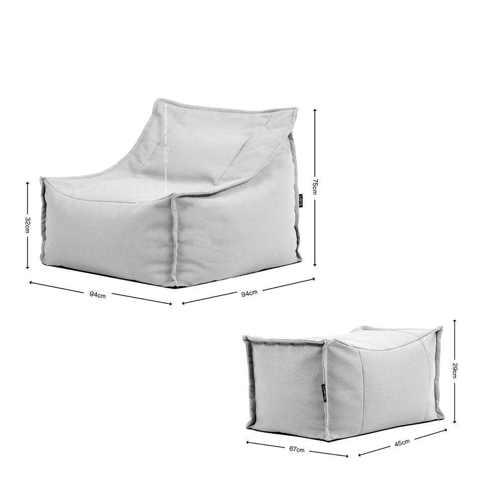 Icon Zitzak En Poef Alto - Zitzak Fauteuil Buiten - Oranje 10 Icon Zitzak En Poef Alto - Zitzak Fauteuil Buiten - Oranje - Afbeelding 8