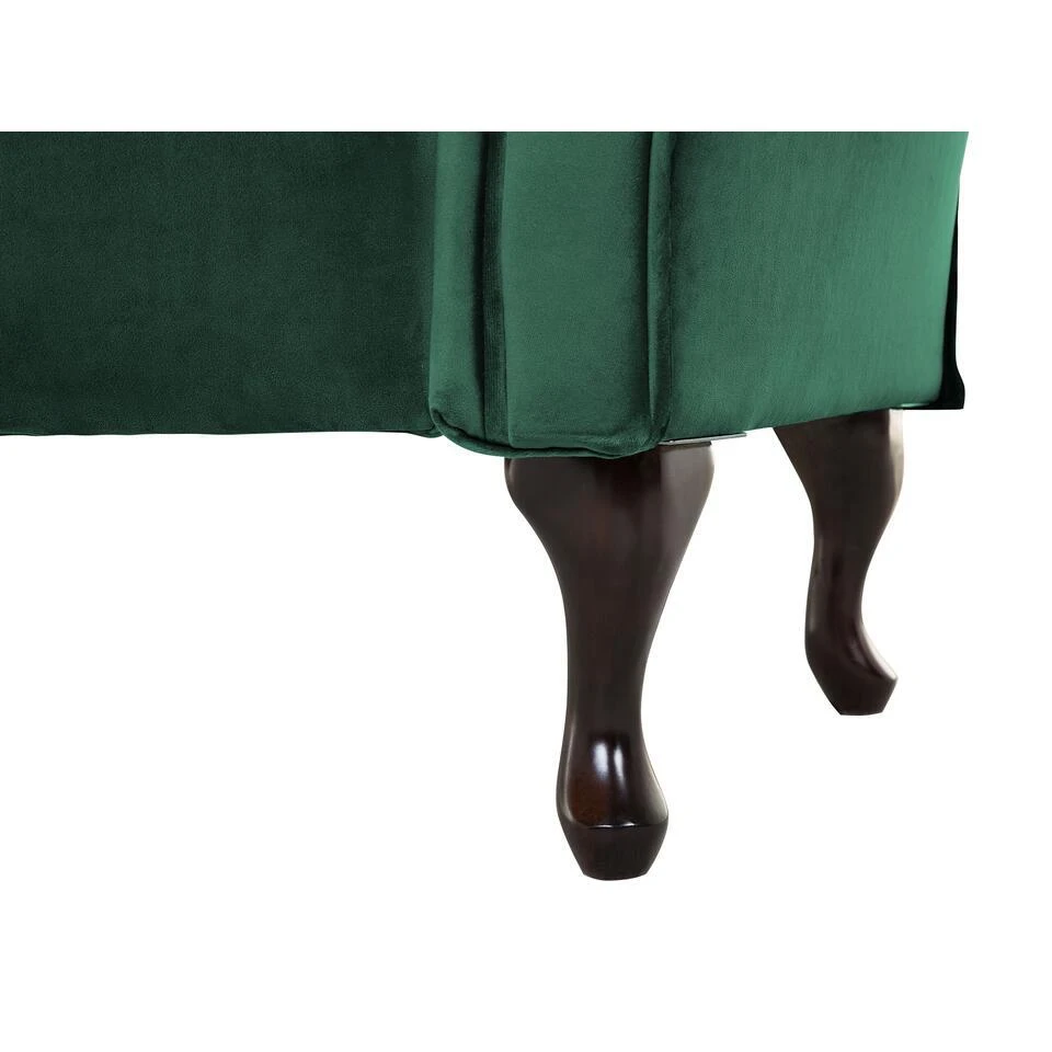 LATTES - Chaise Longue - Groen - Linkerzijde - Fluweel 9 LATTES - Chaise Longue - Groen - Linkerzijde - Fluweel - Afbeelding 7