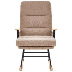 ESKELIN - Schommelstoel - Beige - Bouclé -LeenBakker Winkel 1549c6fb1bea4483a44484b08ca87fdf