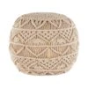 Beliani Poef KAYSERI - Beige Katoen 2 Beliani Poef KAYSERI - Beige Katoen -LeenBakker Winkel 1632782521