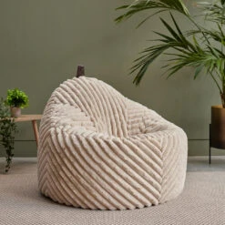 Icon Zitzak Cocoon - Zitzak Van Imitatiebont - Beige -LeenBakker Winkel 1694625c338f461dbb8d1eaec34872ca