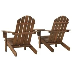 VidaXL Tuinstoelen Adirondack Met Tafeltje Massief Vurenhout Bruin 8 VidaXL Tuinstoelen Adirondack Met Tafeltje Massief Vurenhout Bruin -LeenBakker Winkel 16e5af812cf54616b453b4fb0a9a7174
