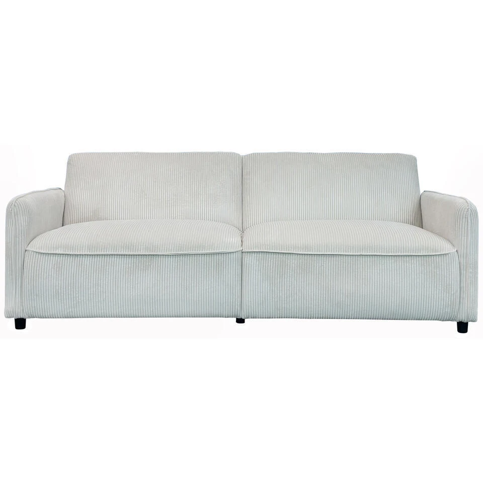 Alicia - Slaapbank 3-zits In Crèmekleurige Stof 5 Alicia - Slaapbank 3-zits In Crèmekleurige Stof - Afbeelding 3