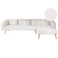 VADSO - Hoekslaapbank - Gebroken Wit - Linkszijdig - Bouclé -LeenBakker Winkel 18091964534a436b9c2ea65c8bc72280