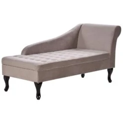 PESSAC - Chaise Longue - Taupe - Rechterzijde - Fluweel 18 PESSAC - Chaise Longue - Taupe - Rechterzijde - Fluweel -LeenBakker Winkel 182a848b9d1843be98a4aef7273b5e23