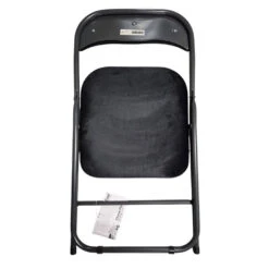 5Five Klapstoel Met Fluweel Zitting - Zwart/antraciet - 44 X 79cm -LeenBakker Winkel 18574135791d404f9714d28f0f14ced9